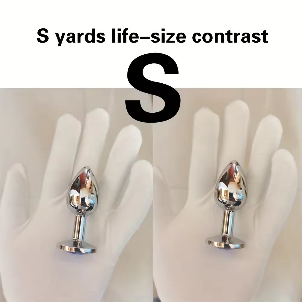 Metal Anal Butt Plug Vibrator Sexy Anal Toys Stainless Steel Crystal Jewelry Anal Plug For Couples Juguetes Sexuale
