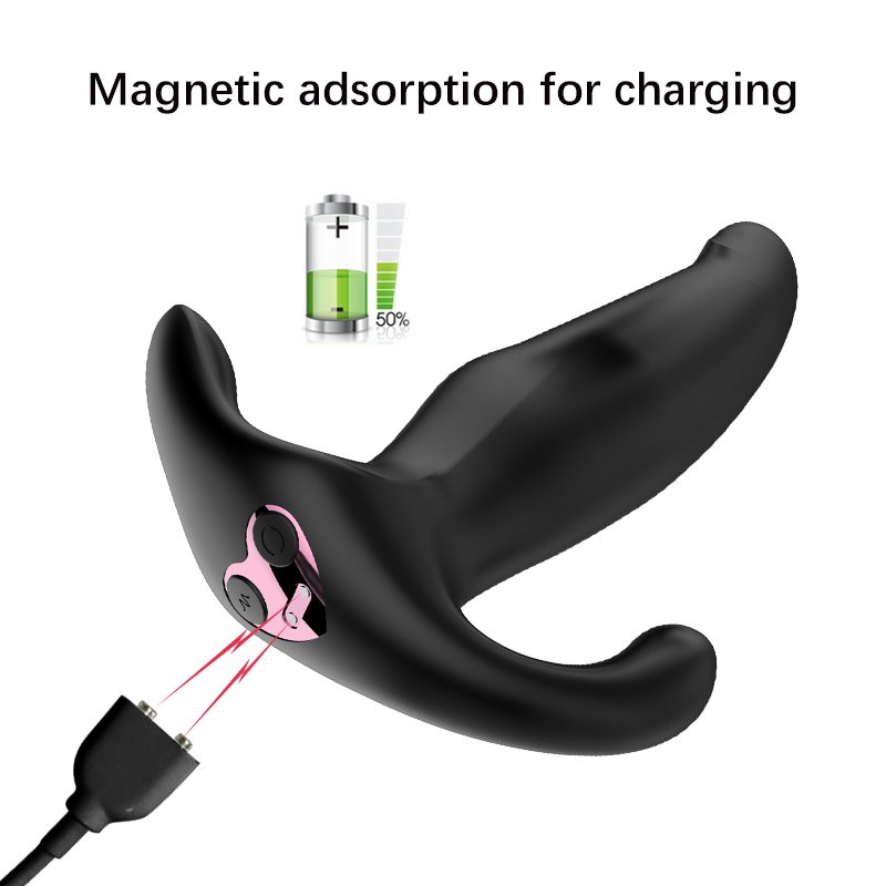 Magnetic Charging Hook-shaped Anal Vibrator Sex Toys for Men Remote Control Plug Sex Toys for Woman