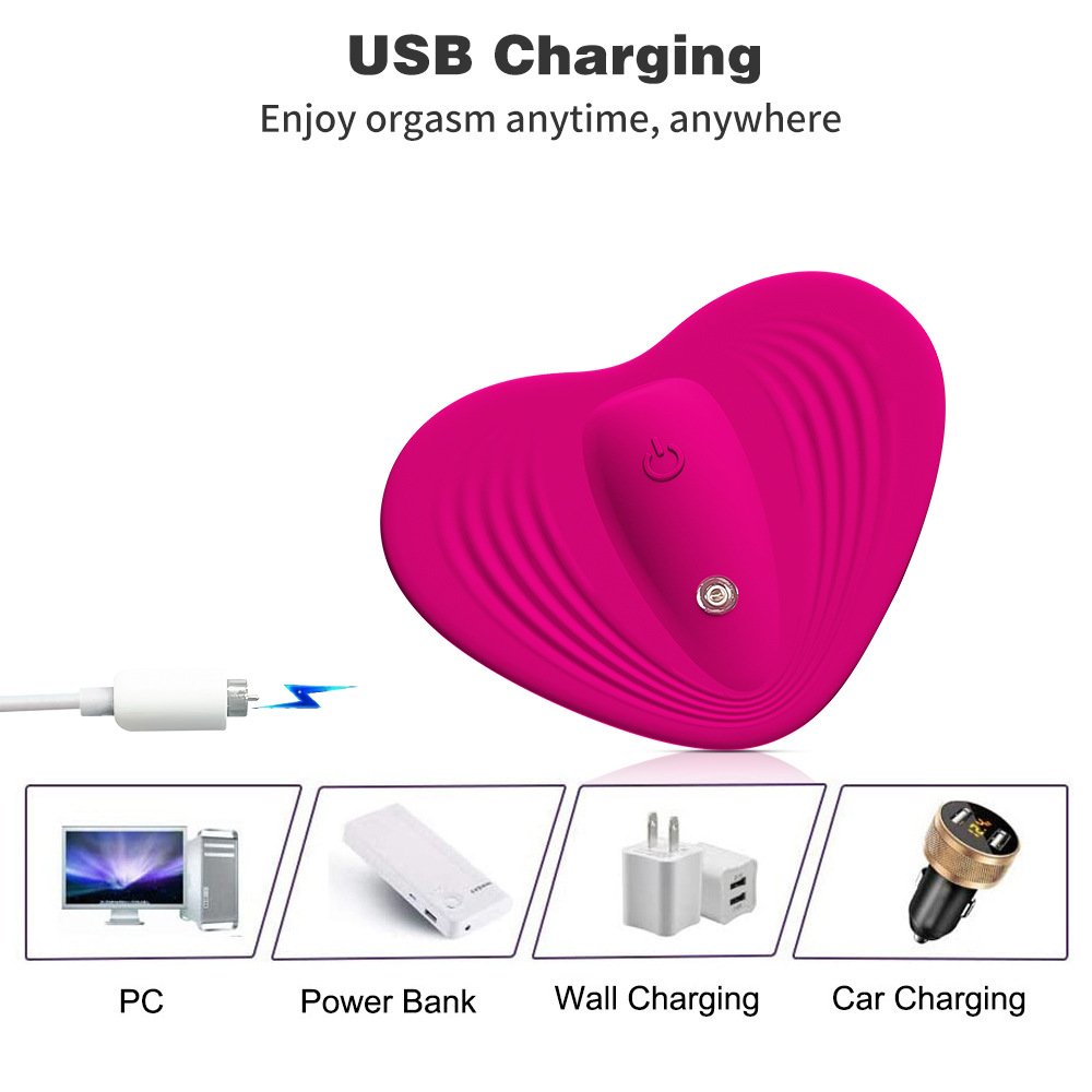 Ergonomically invisible heart-shaped APP control wearable sex toys.vibrator sex toys for woman
