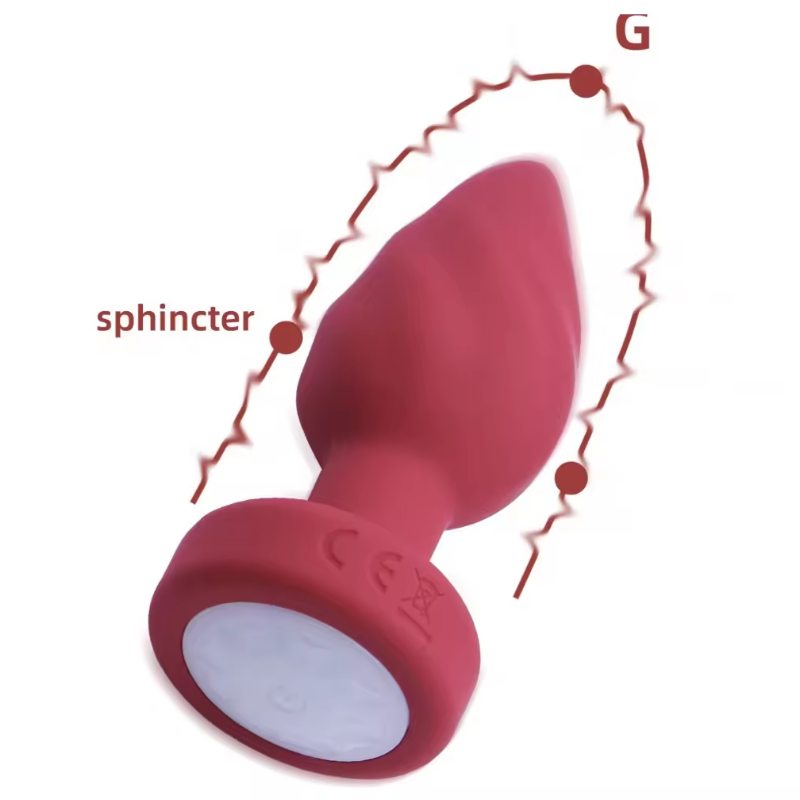 Luminous Anal Plug Vibrators Ring Remote Control Prostate Massager Vaginal Butt Plug Stimulator Adult Products Sex Toy For Women