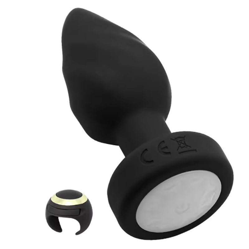 Luminous Anal Plug Vibrators Ring Remote Control Prostate Massager Vaginal Butt Plug Stimulator Adult Products Sex Toy For Women