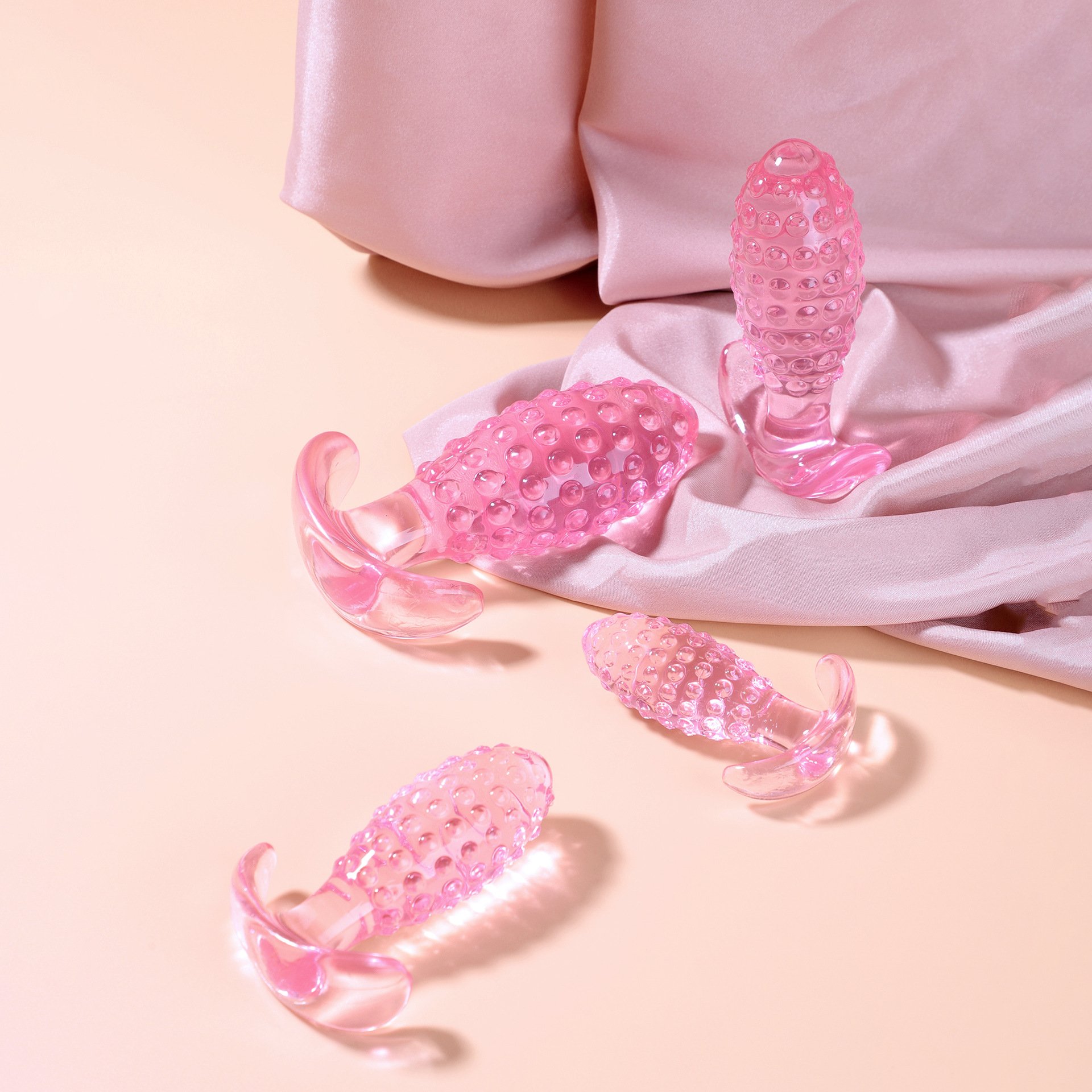 4 Sizes Sex Adult Toys Pineapple Shape Silicone Butt Plug Anal Plug For Men Women Masturbator Anal Plug Set Sex Toys