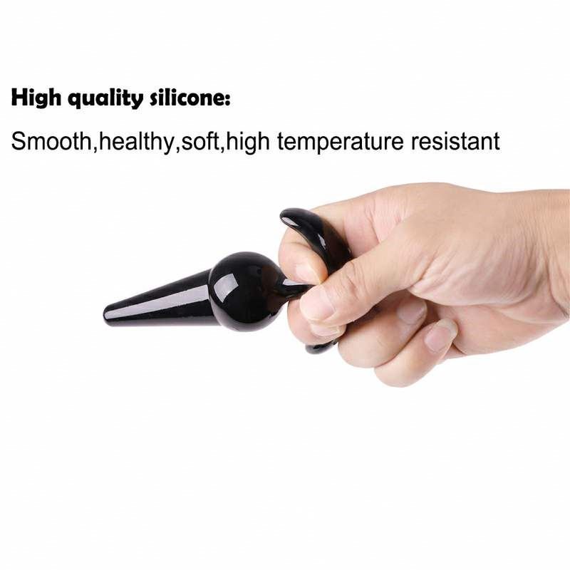 Silicone Adult Sex Toy for particularly safe game tilki anal plug kuyruk