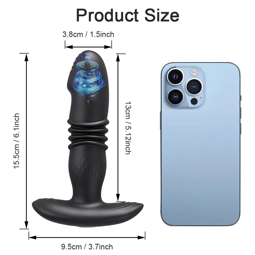 Telescopic Vibrating Butt Plug Anal Vibrator Wireless Remote Sex Toys for Women Ass Anal Dildo Prostate Massager Men Butt plug