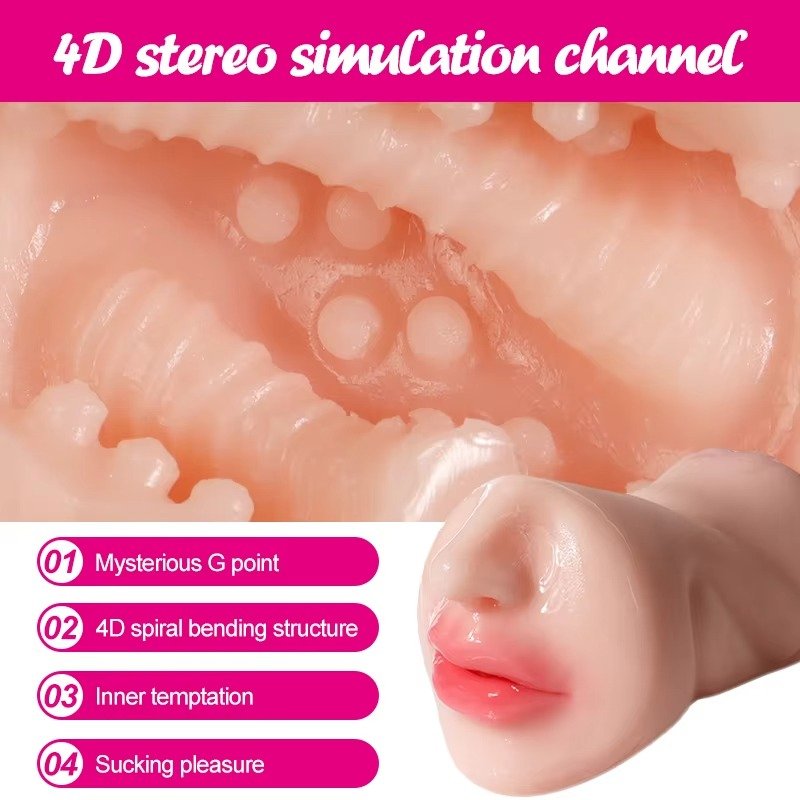 Newest 3in1male masturbator cup for man vagina realistic sex toy for men sex toys massager for men latex