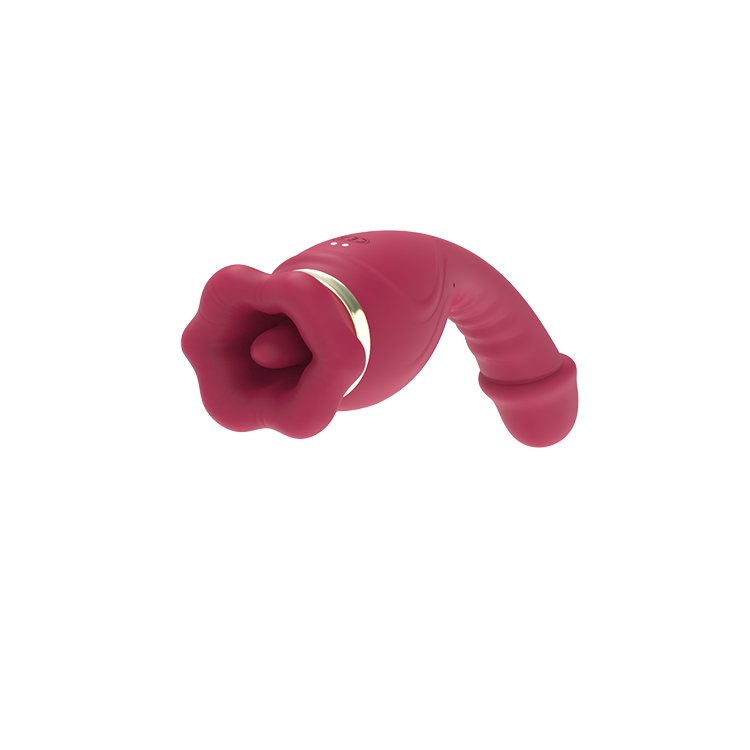 Rose Sucking Vibrator G Spot Dildo Sex Toy For Women Tongue Clitoral Nipple Stimulator Silicone Anal Dildo For Couples Sex Games