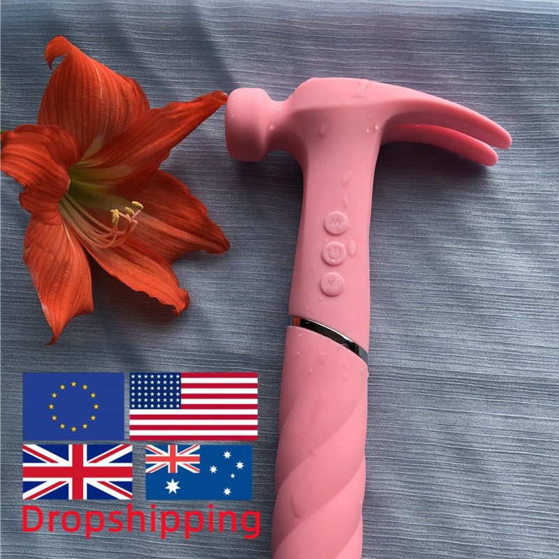 SANICA Love Hamma Hammer Vibrator Shape Dildo Jack G Spot Vibrator Adult Sex Toy for Women