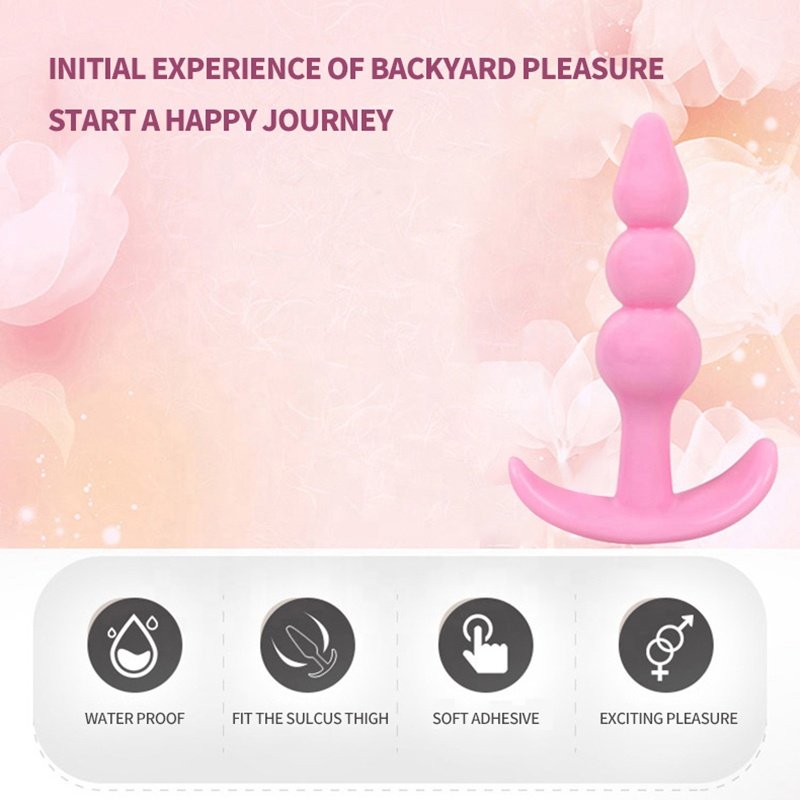 Soft Anal Plug Masturbation Butt Plug Sexy Anal Trainer Male/Female Prostate Massager Stimulator Couples Adult Sex Toys SM Set