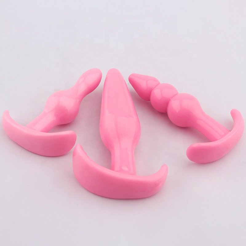 Soft Anal Plug Masturbation Butt Plug Sexy Anal Trainer Male/Female Prostate Massager Stimulator Couples Adult Sex Toys SM Set