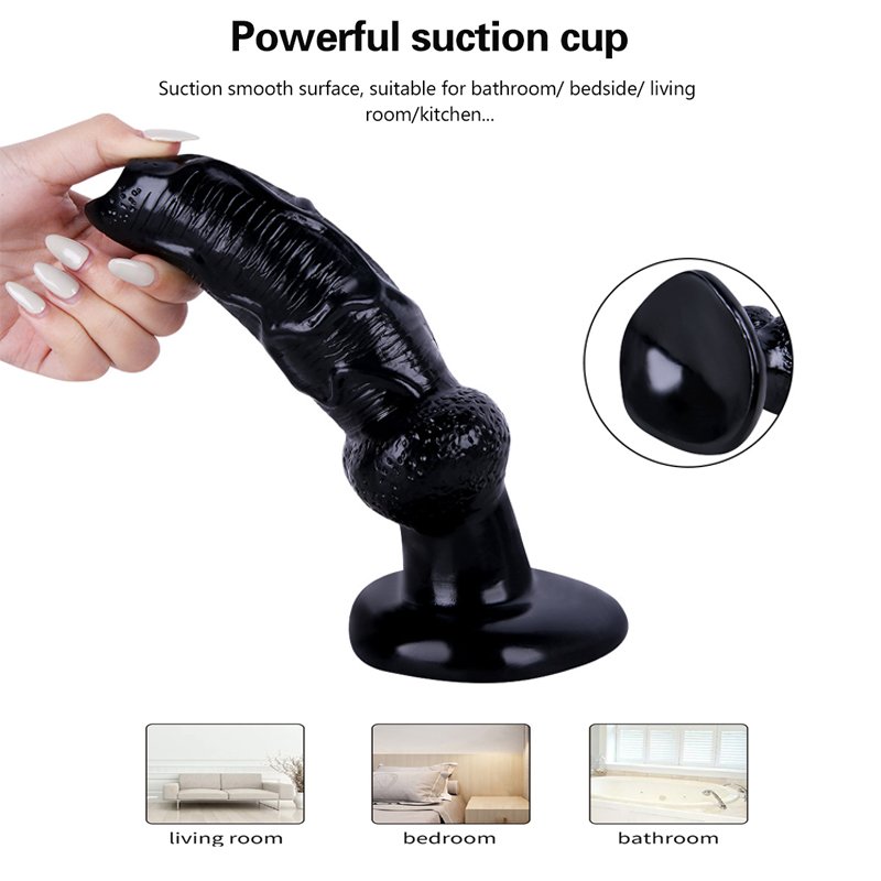 Animal Giant Penis Anal Plug Dildos Sex Toys For Women Clitoris Stimulator Sex Tools Big Knot Dog Dildo With Suction Cup