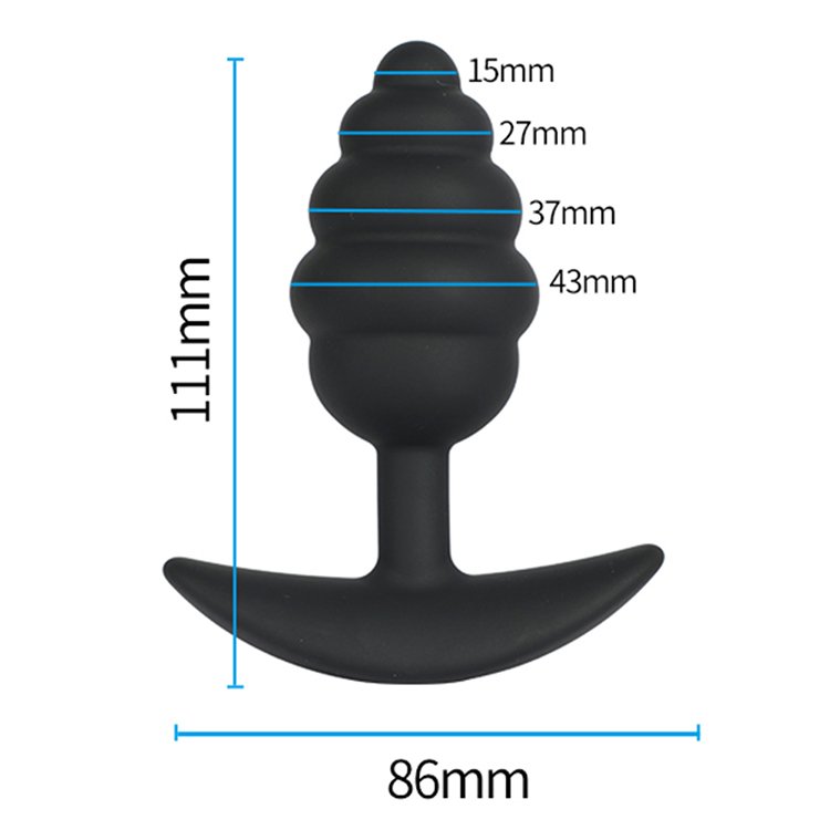 Spiral Silicone Anal Expansion Plug Clitoral Plug Trainer Masturbation Massager Adult Sex Toys