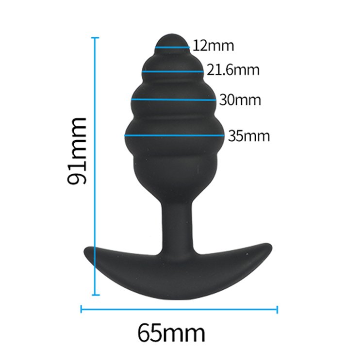 Spiral Silicone Anal Expansion Plug Clitoral Plug Trainer Masturbation Massager Adult Sex Toys
