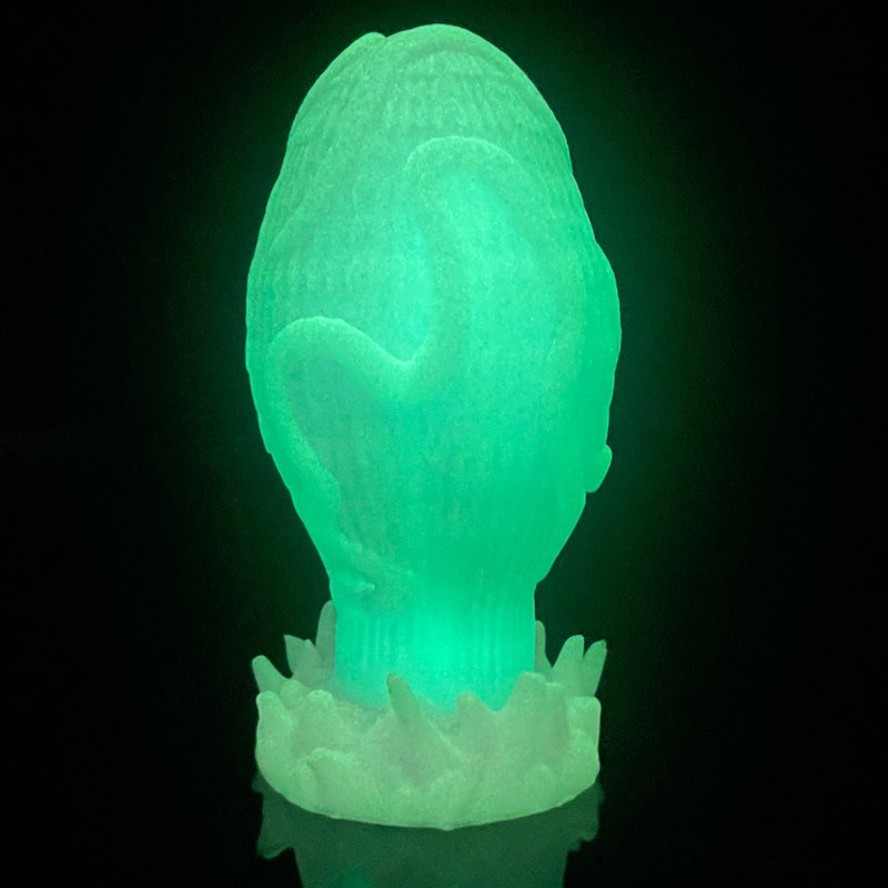 Luminous Egg Shape Dragon Butt Plug