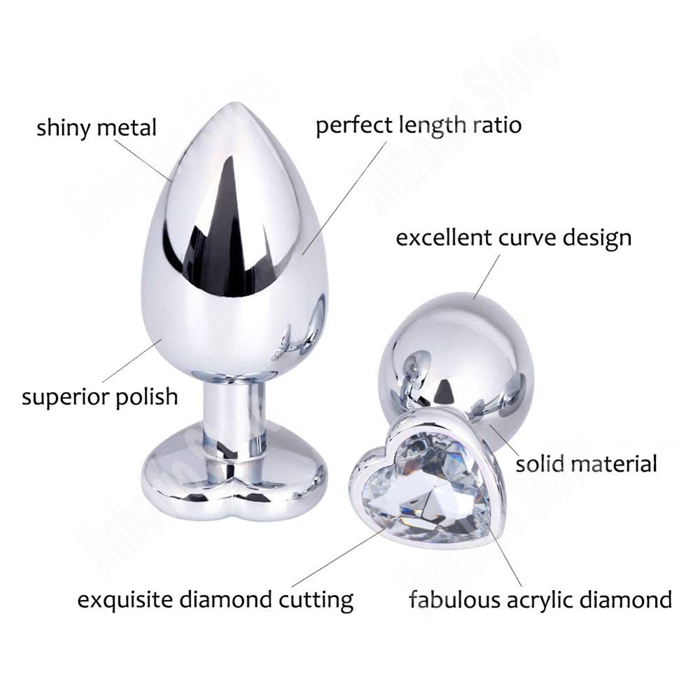 3Pcs/Set Adult Anal Toys Stainless Steel Butt Plug Anus Prostate Massager For Man Adult Sex Game Sex Products