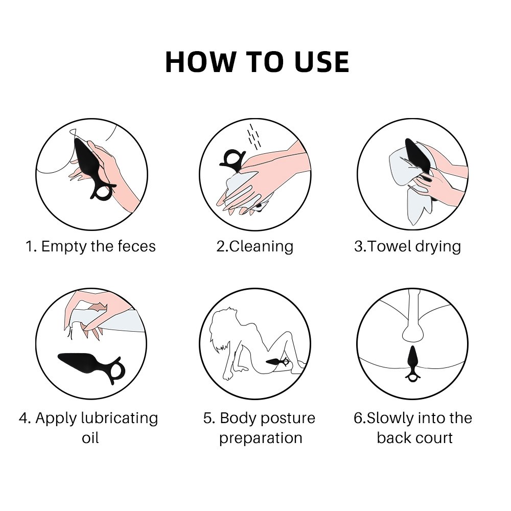 Sexbay Factory custom medical silicone bullet pull ring anal plug three sizes handheld male female butt plug sex toys