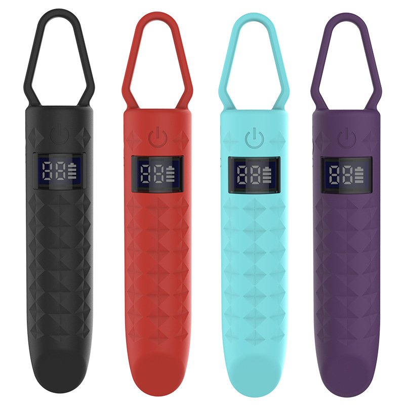 Wholesale LED Display Bullet Vibrator Precision G Spot Clitoral Nipple Anal Sex Stimulation Mini Vibrator for Women
