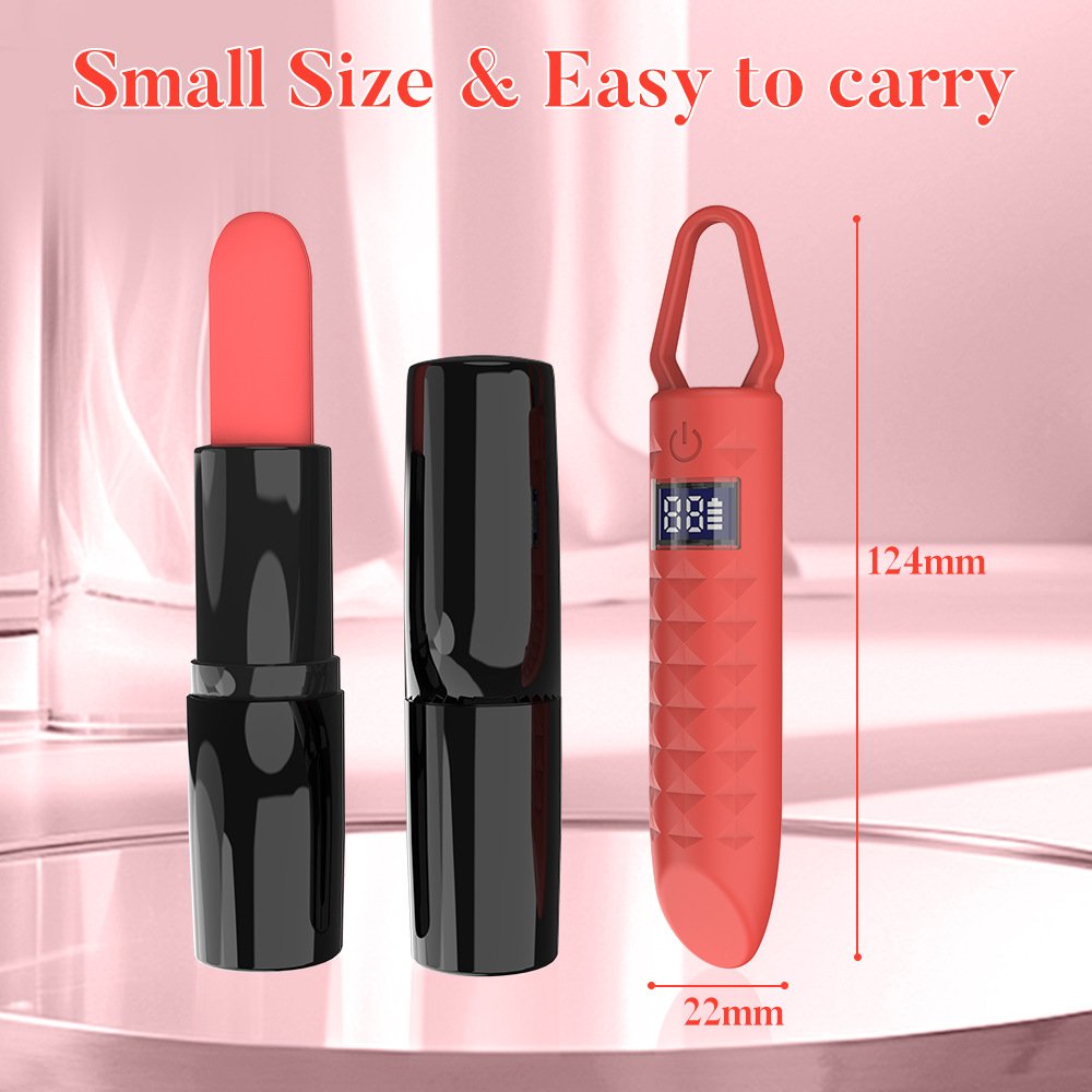 Wholesale LED Display Bullet Vibrator Precision G Spot Clitoral Nipple Anal Sex Stimulation Mini Vibrator for Women