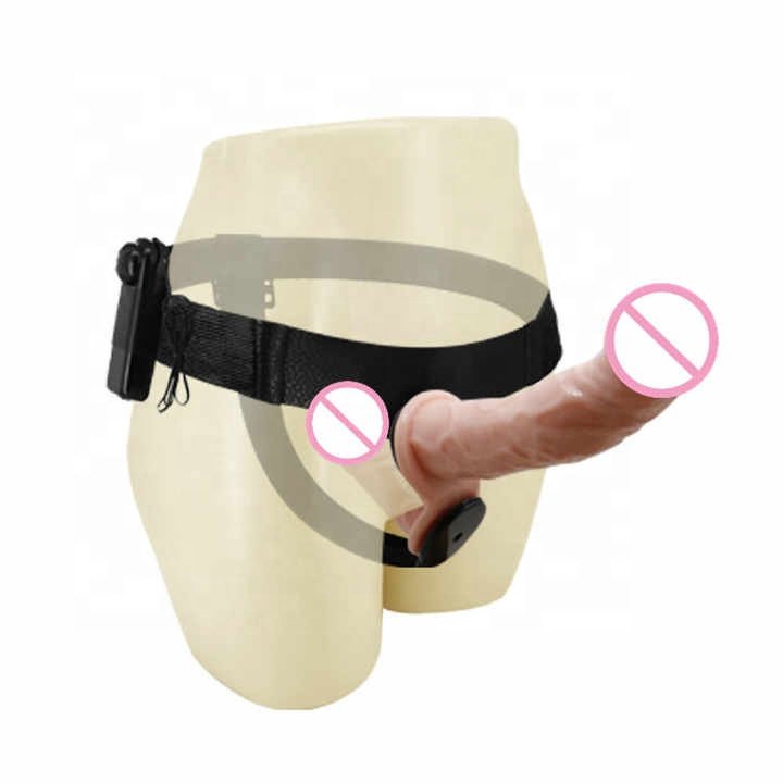 Double Head Vibrating Panties Wearable Dildo For Women Strap On Dildo For Lesbian