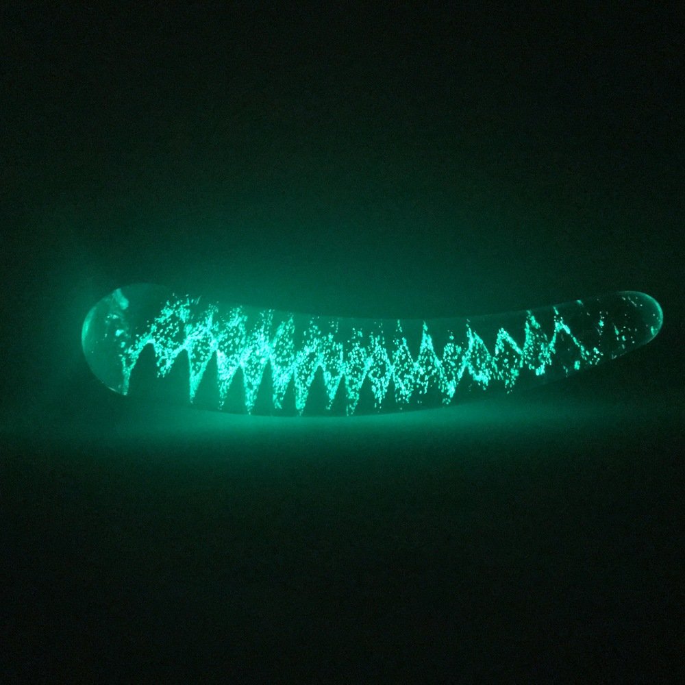 Adult Toy Great Quality Glass Anal Toy Luminous Lighted Glass Dildo Glass Led Anal Plug Butt Plug Glow In Dark