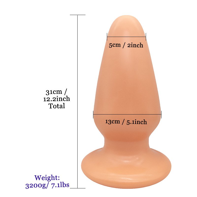 12.2 Inch 7.1 LB Super Big Size Large Huge Anal Butt Plug Sex Toys for Men Women