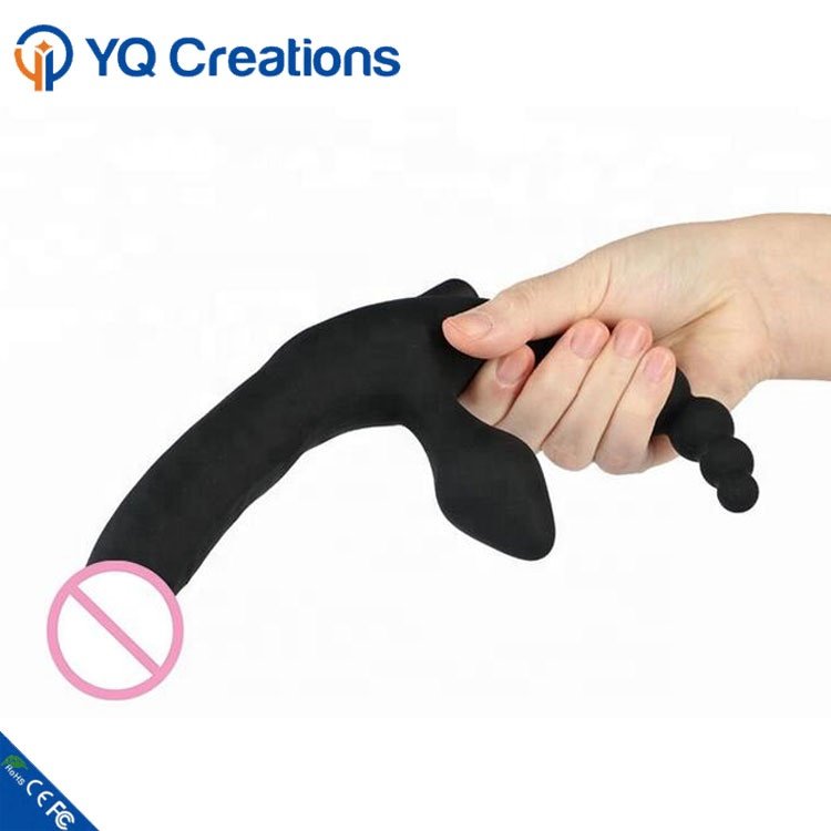 Strapless Silicone vibrating bullet vibe anal butt plug Vibrator Lesbian silicone double dildo cheap sex toys