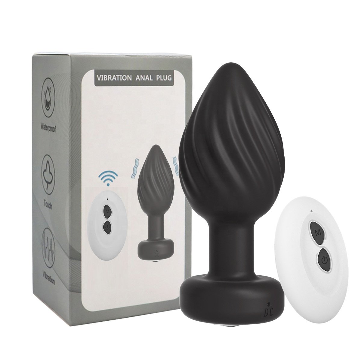 Hot Sale Wireless Remote Control Male Vibrating Prostate Massager Rotating Anal Vibrator Butt Plug Dilator Sex Toy For Women Men