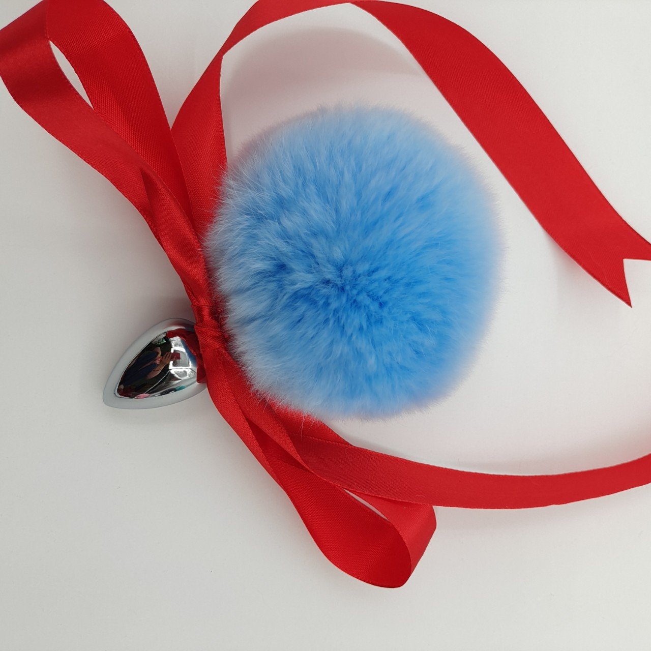 colorful small size metal rabbit tail anal plug stainless steel bunny tail butt plug anal sex toys for women adult sex products