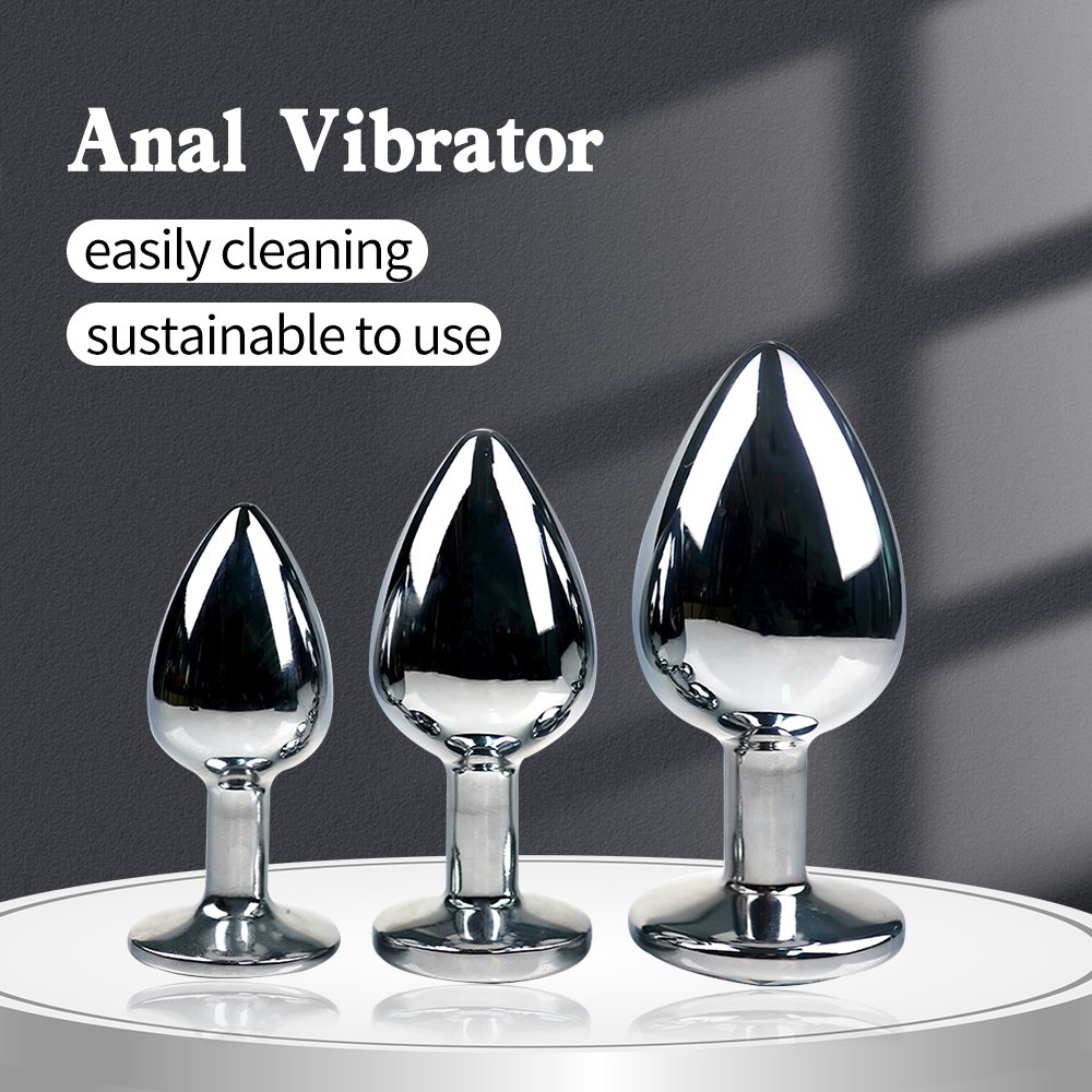 Sexbay Factory Wholesale Anal Plug Stainless Steel with Jewel Cheap Anal Sex Toys Dilator Multi Size anal plug metal