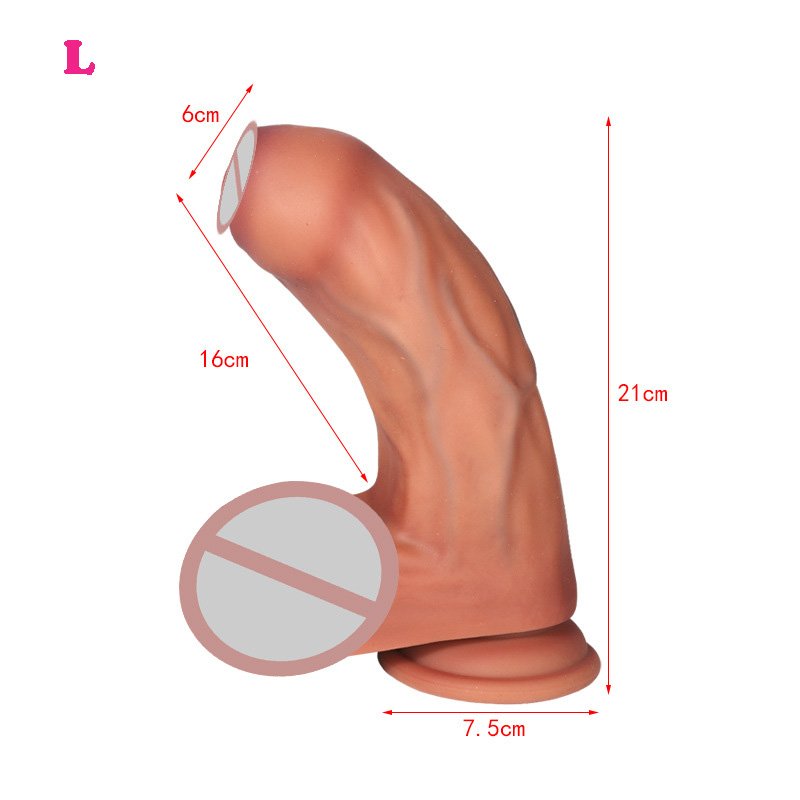Soft Realistic Fantasy Dildo Large Silicone Penis Vagina Suction Cup Anal Butt Plug Massage Adult Sexy Toys For Woman Sex Shop
