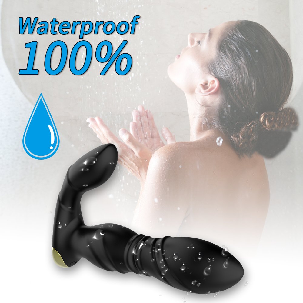 Vibrator, masturbator, sex toy, telescopic prostate massager, vibrator, male toy, magnetic rechargeable prostate anal plug