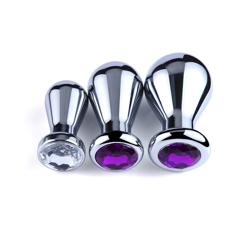 REDBURG Large Size Butt Plug Anal Balloon Diamond Sex Toys for Men and Women Jewel Anal Toys Sexual Toys for Couples SM