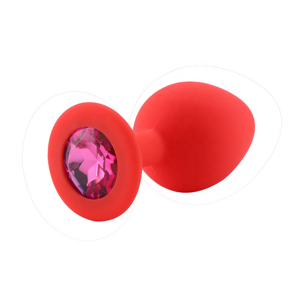 Silicone anal sex toys Jewel Butt Plug Anal Play For Women Sex Toys anal plug