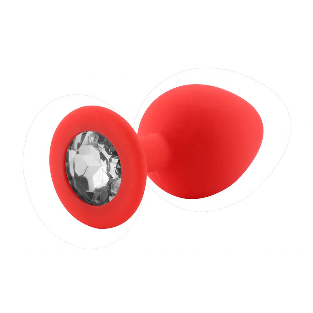 Silicone anal sex toys Jewel Butt Plug Anal Play For Women Sex Toys anal plug