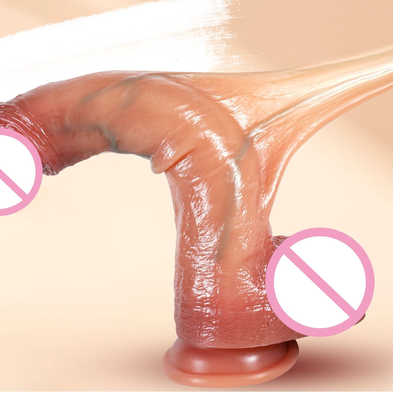 Realistic Long Dildos Sliding Foreskin Big Penis Penetration Anal Butt Plug Vagina Dick Stimulator Adult Sex Toys for Women