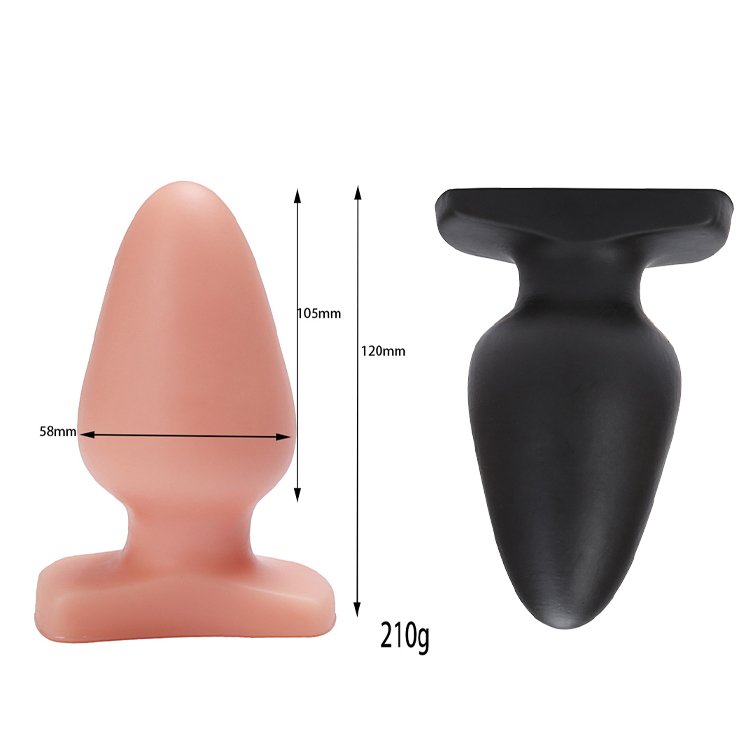 Amazon Hot Sale Male Female Big PVC Anal Butt Plugs Sex Toys For Women Realistic Anal Dildo Toys For Girls Female Masturbator