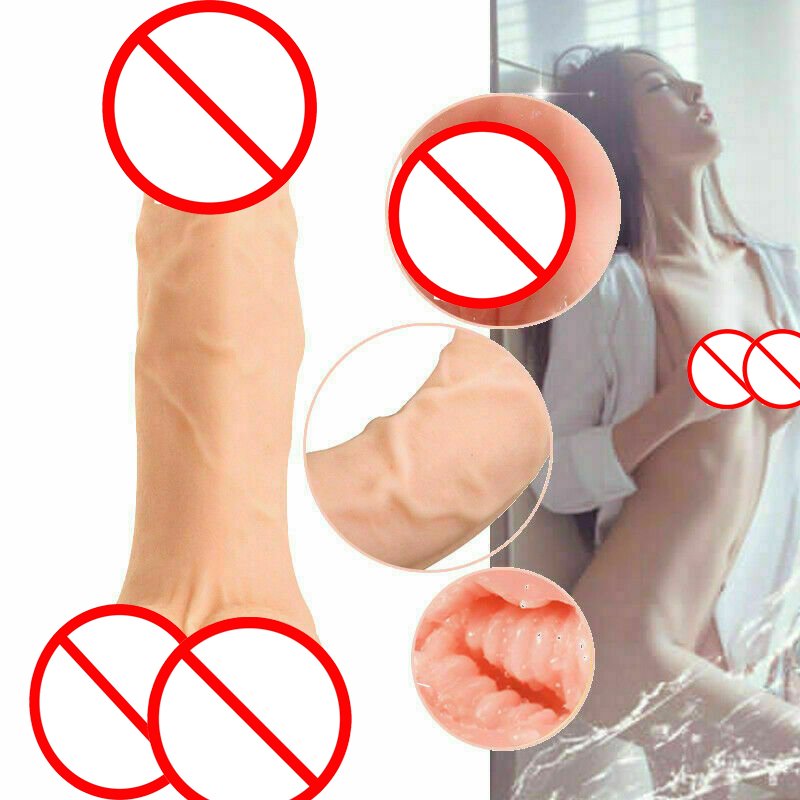 inocowii 2 In 1 Pussy Anal Realistic Dildo Realistic Penis Sex Toy G-spot Dildo Sex Toy Gay