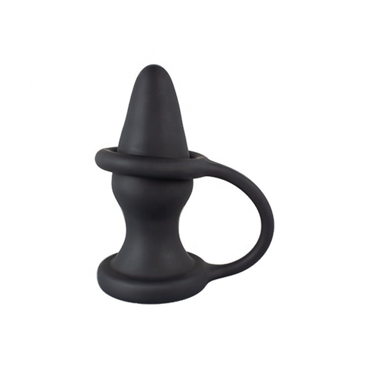 anal vibrator Adult Sex Toy cock ring with anal plug vibrator vibration anal plug
