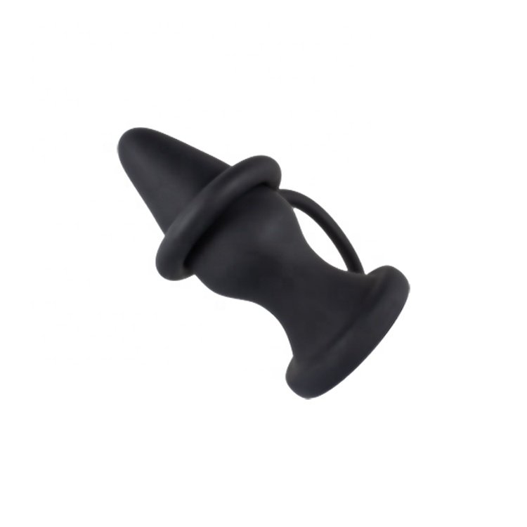 anal vibrator Adult Sex Toy cock ring with anal plug vibrator vibration anal plug