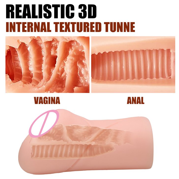 Male Masturbator Pocket Real Pussy Silicone Anal Adult Sex Pussy Toys Sax masturbator-for-man
