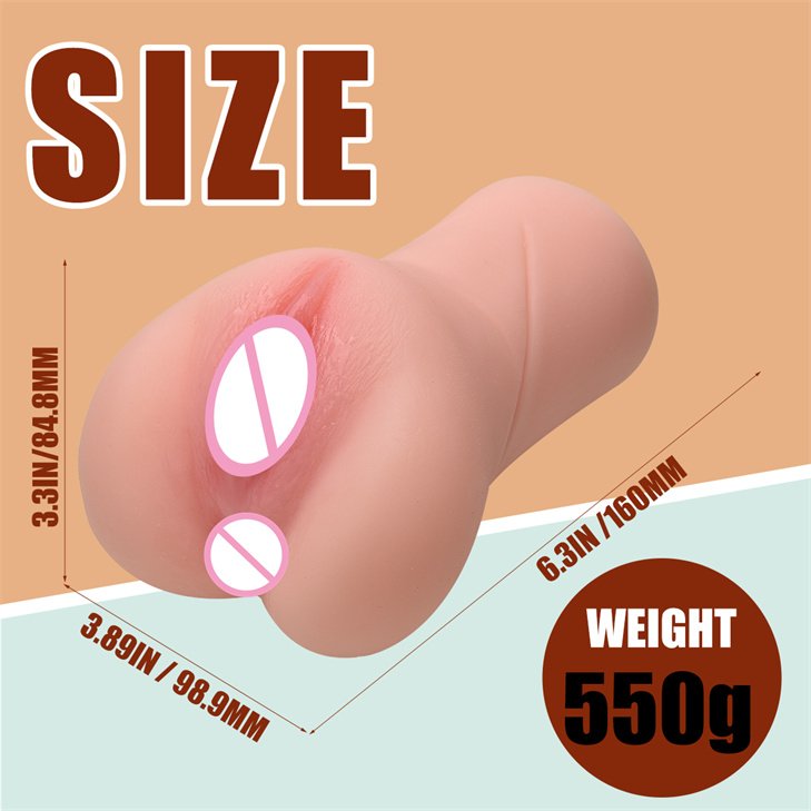Male Masturbator Pocket Real Pussy Silicone Anal Adult Sex Pussy Toys Sax masturbator-for-man