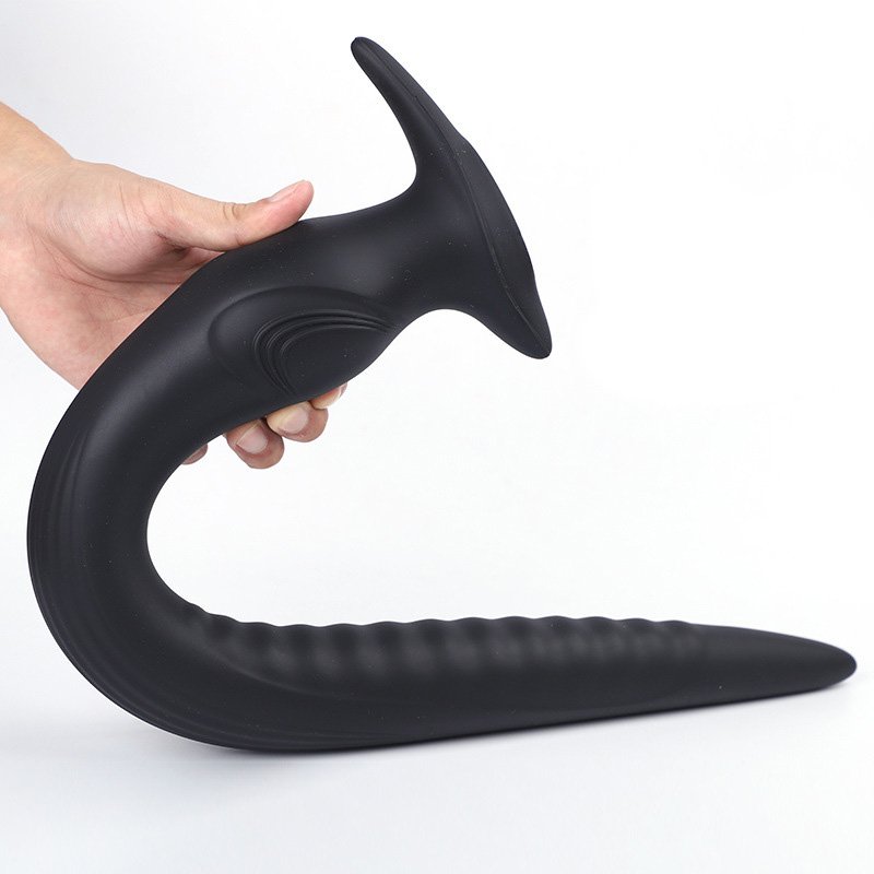 2024 New Big Long Silicone Monster Anal Butt Plug Soft Anal Expand Deeply Sex Toy For Buttocks Masturbation Eel Animal Dildo
