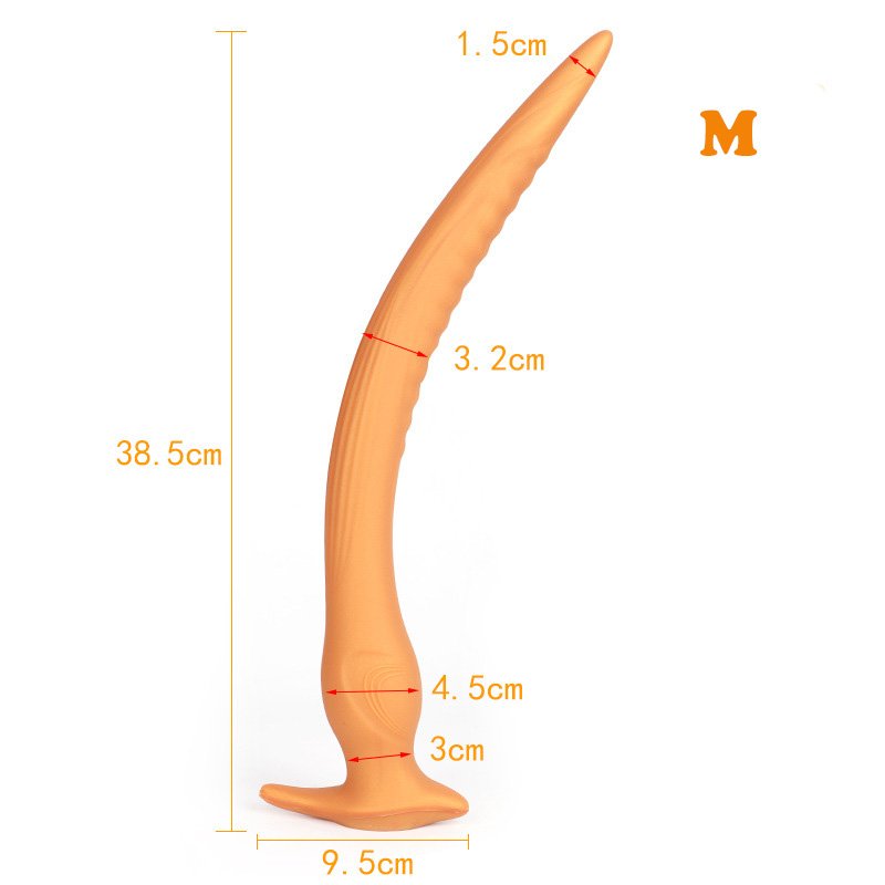 2024 New Big Long Silicone Monster Anal Butt Plug Soft Anal Expand Deeply Sex Toy For Buttocks Masturbation Eel Animal Dildo