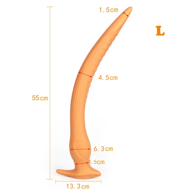 2024 New Big Long Silicone Monster Anal Butt Plug Soft Anal Expand Deeply Sex Toy For Buttocks Masturbation Eel Animal Dildo