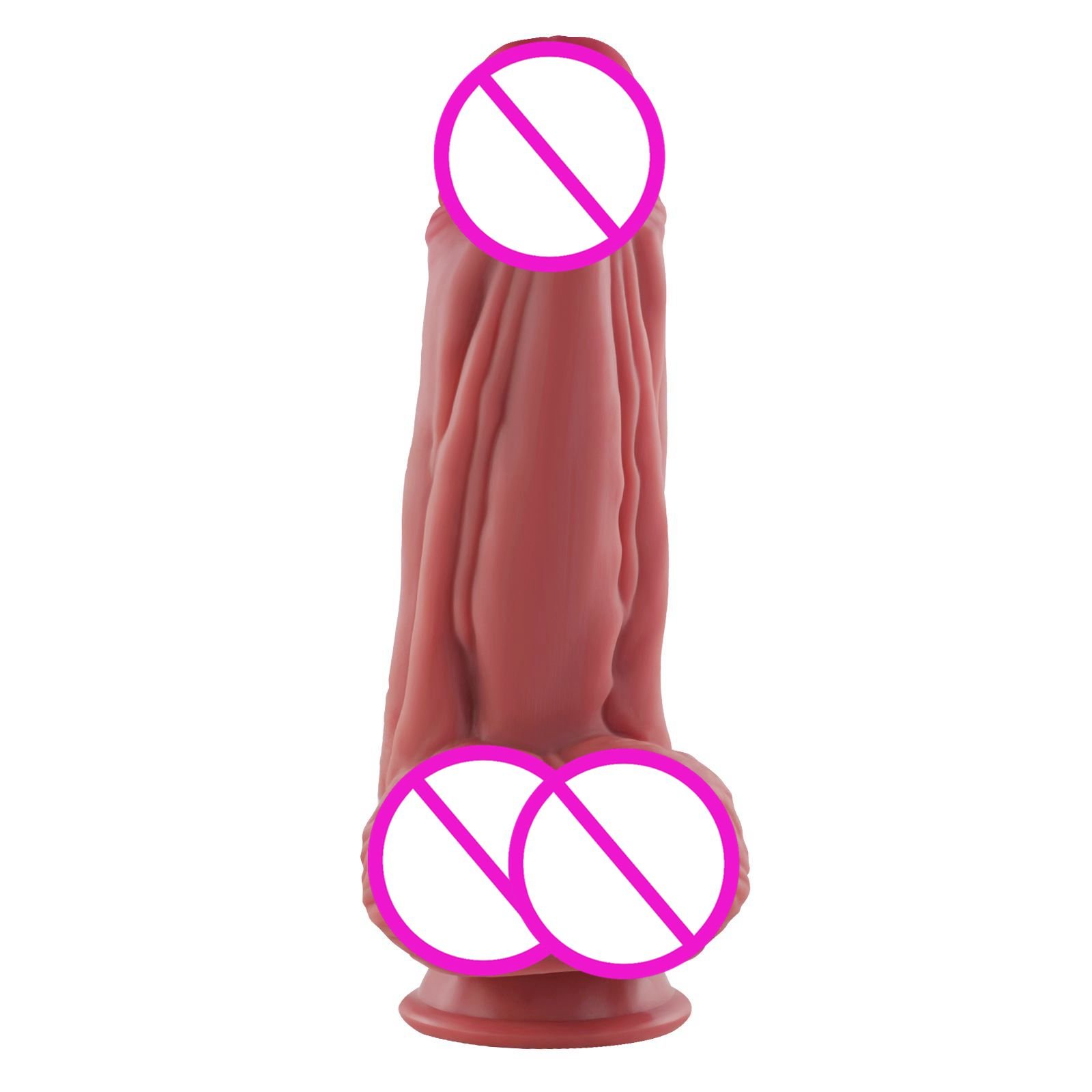 Dia 6.6cm Huge Realistic Thick Silicone Dildo Vagina G-spot Stimulation Strong Suction Cup Artificial Penis For Women Lesbian