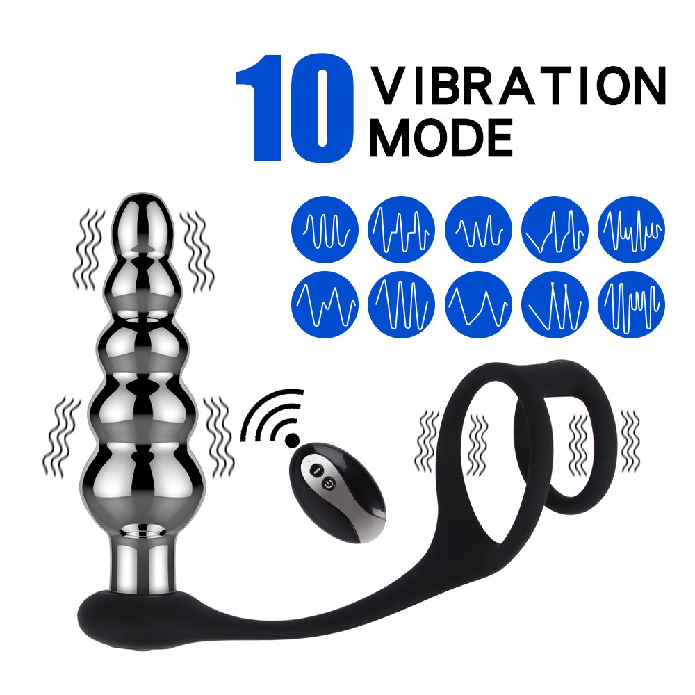 Sex Products Prostate Sex Toy Butt Plug Trainer Anal Plugs Remote Control 10 Speeds G-spot sex toys par hombr