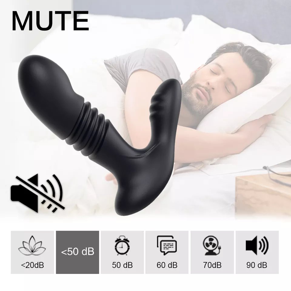 Male Prostate Vibrator Anal Plug Silicone Remote Control Stretch Out And Draw Back Dildo Anal Butt Sex Toys For Men