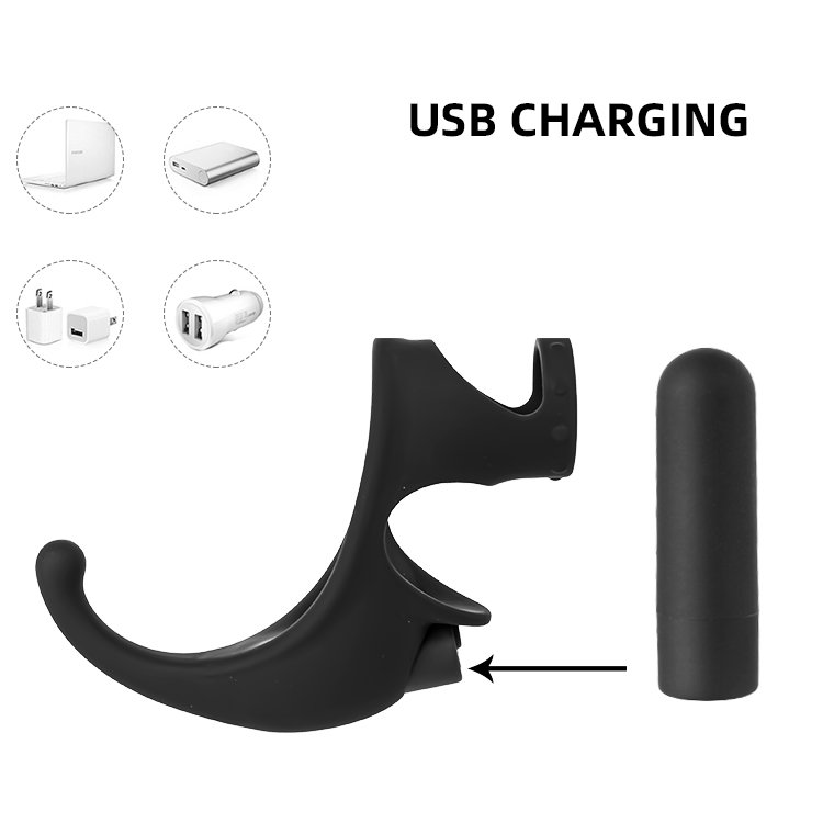 Multifunctional Vibrating Dual Cock Rings prostate massager anal vibrator sex toy cock ring