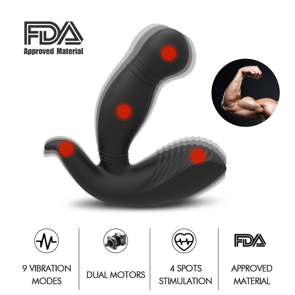 High Quality USB Rechargeable Silicone Glandular Anal Adult Product Male and Female-Premium Supply