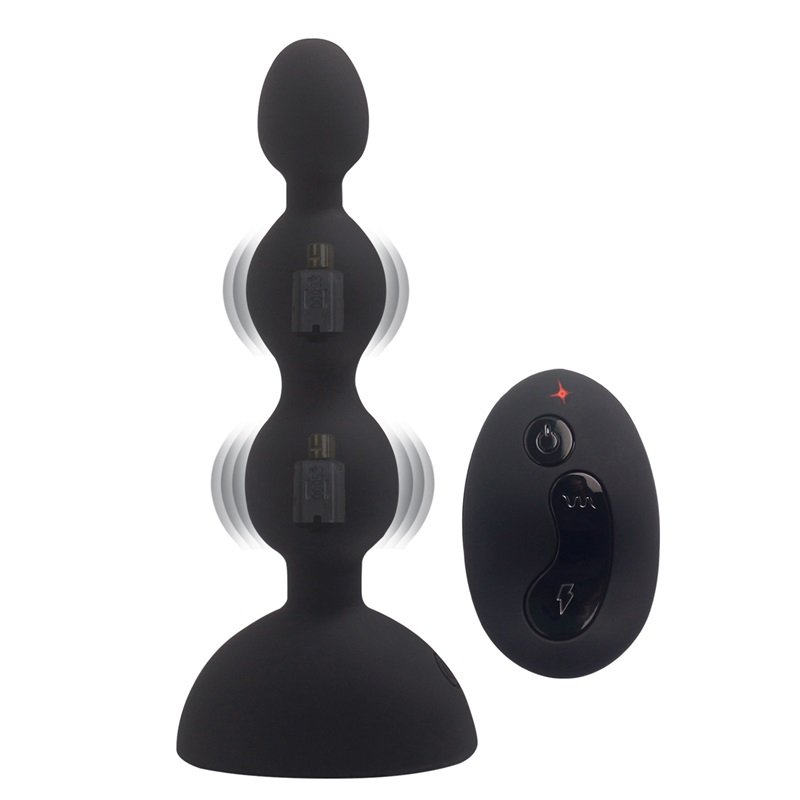 Remote control prostate anal vibrating sex toy for man