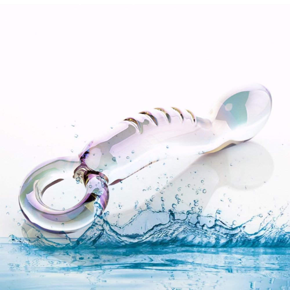 Wholesale Handmade Crystal Luxury Anal Butt Plug Dildo Sex Toys Glass Dildo Anal Sex Toy